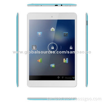 7.9-inch Tablet PC with Android 4.4 KitKat, Quad Core, DDR1GB/Flash 8GB, 1,024 x 768P/GPS/3G/FM/BTNew